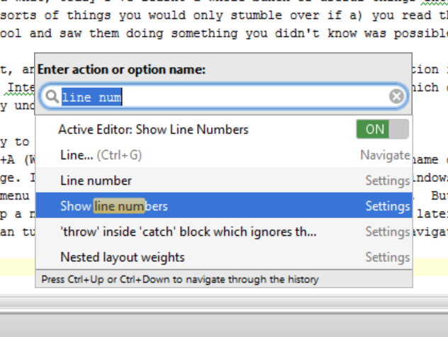 Navigate to Action